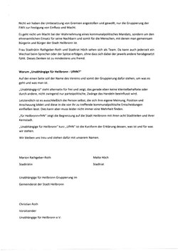 Unabhängige für Heilbronn